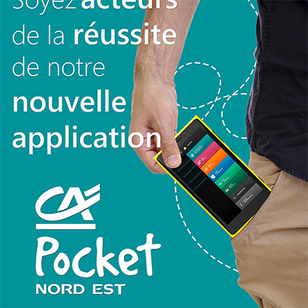 Affiche promotionelle pour CA Pocket Nord Est